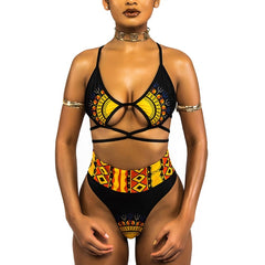 Ethnic print Swimsuit