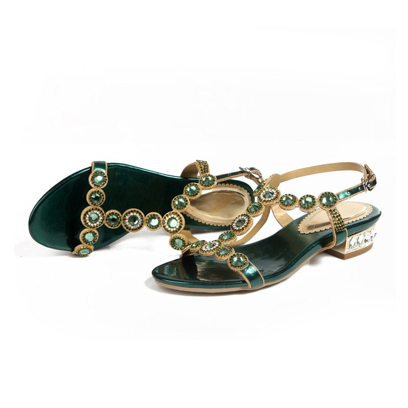 Rhinestone High-end Sandals
