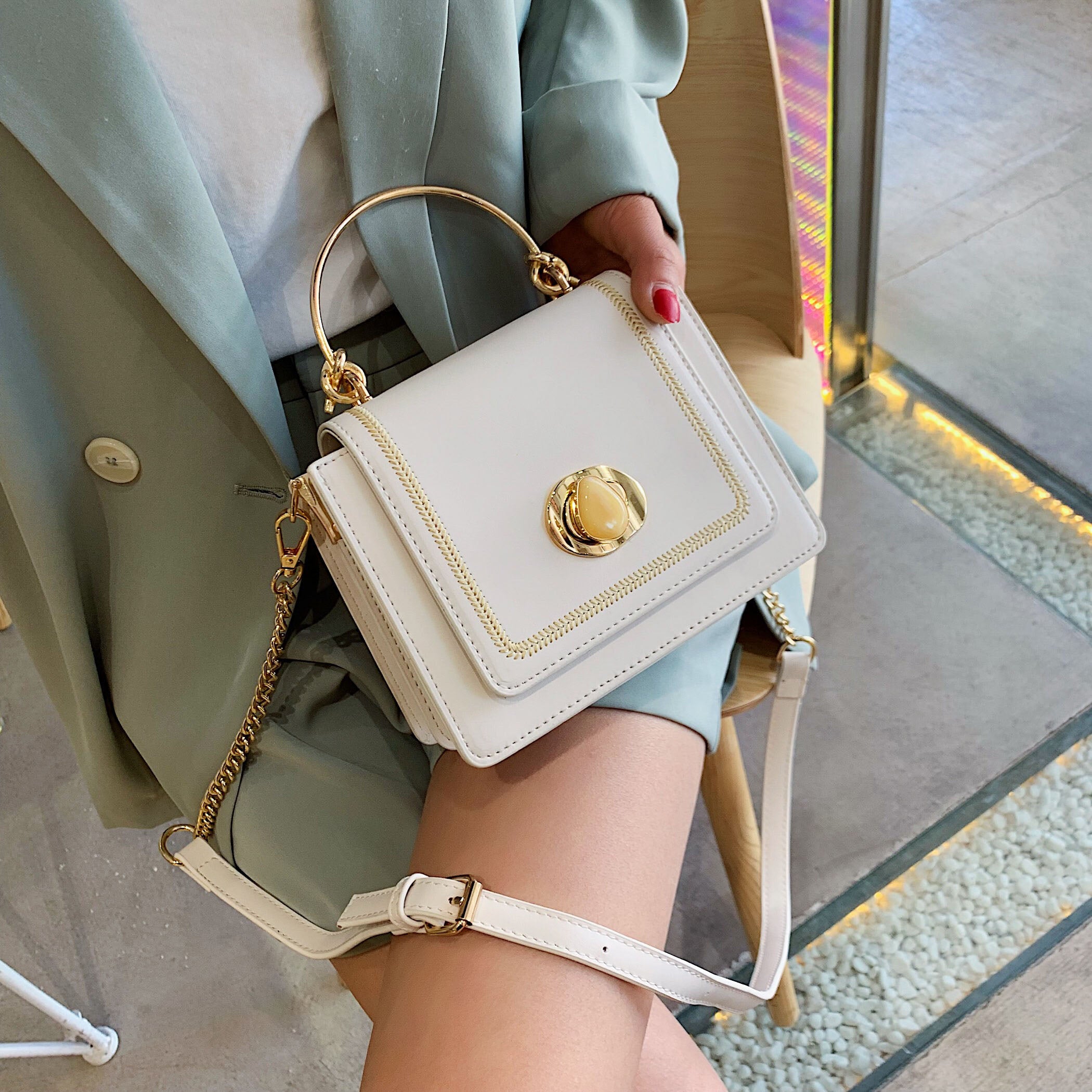 Leather Mini Crossbody Bag