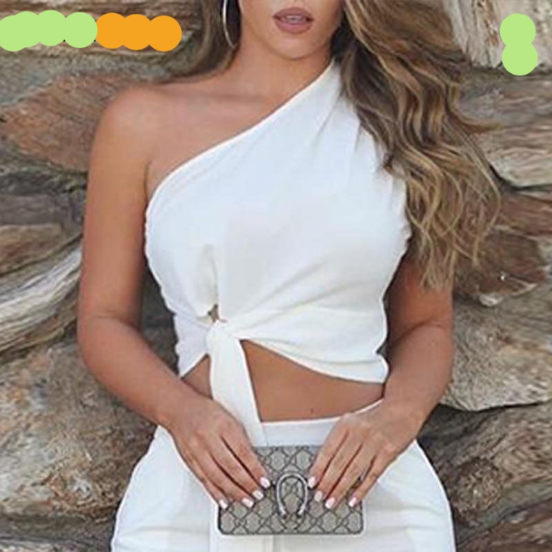 One Shoulder Top & Pant Sets