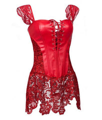 Sexy Leather Corset Lingerie