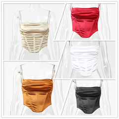 Satin Diamond Chain Corset