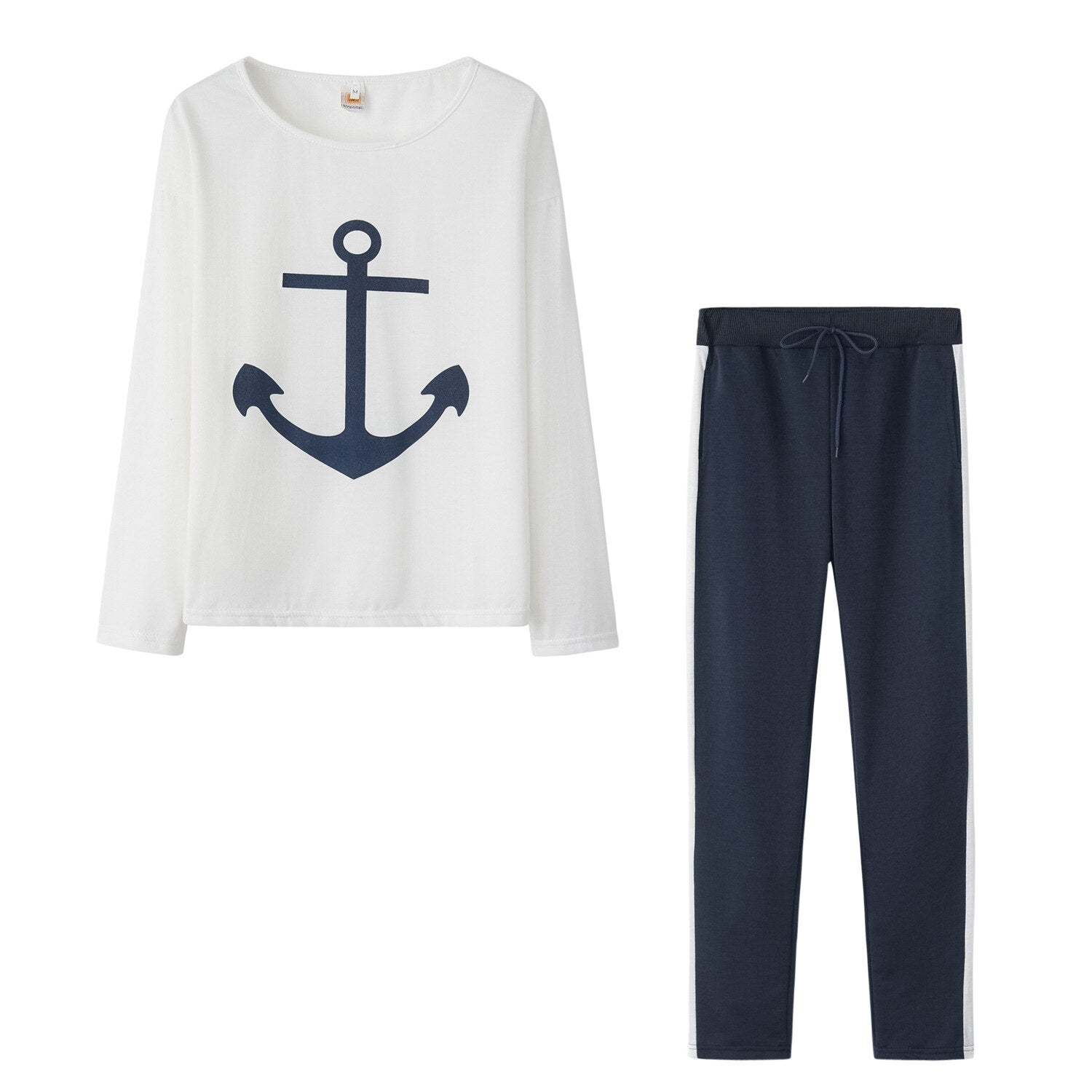 Beach Suit Round Neck Pullover