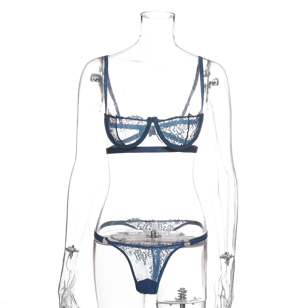 See Through Lingerie Set