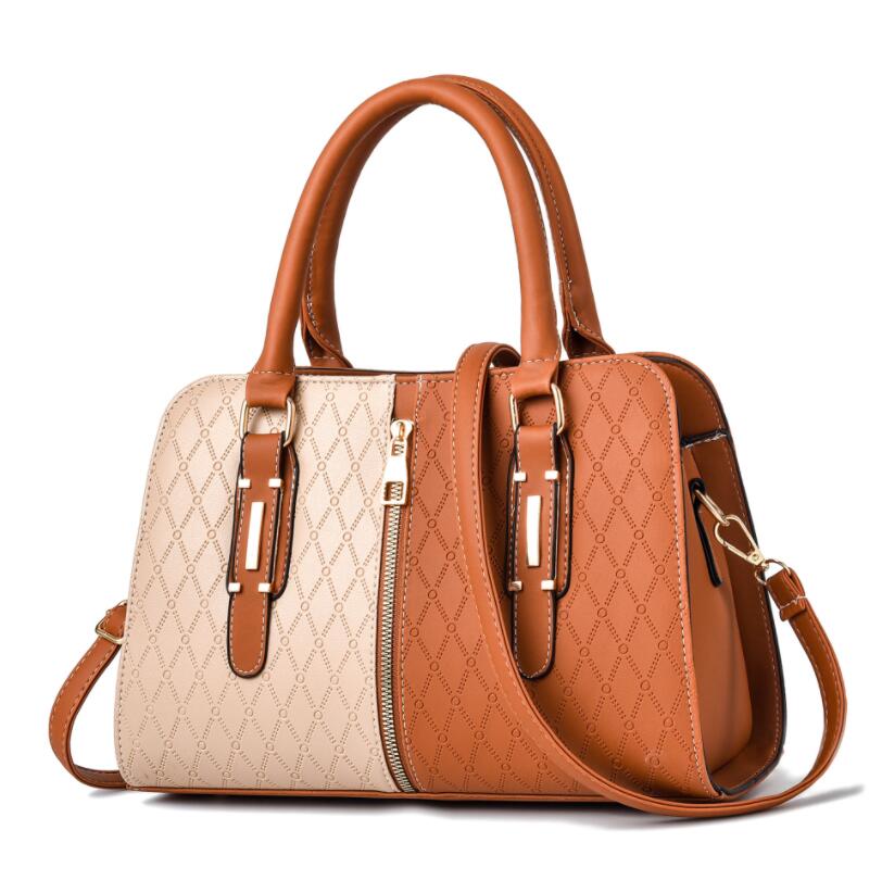 Double Color Handbags