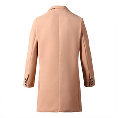 Coat Men 2020 Business Wool Blend