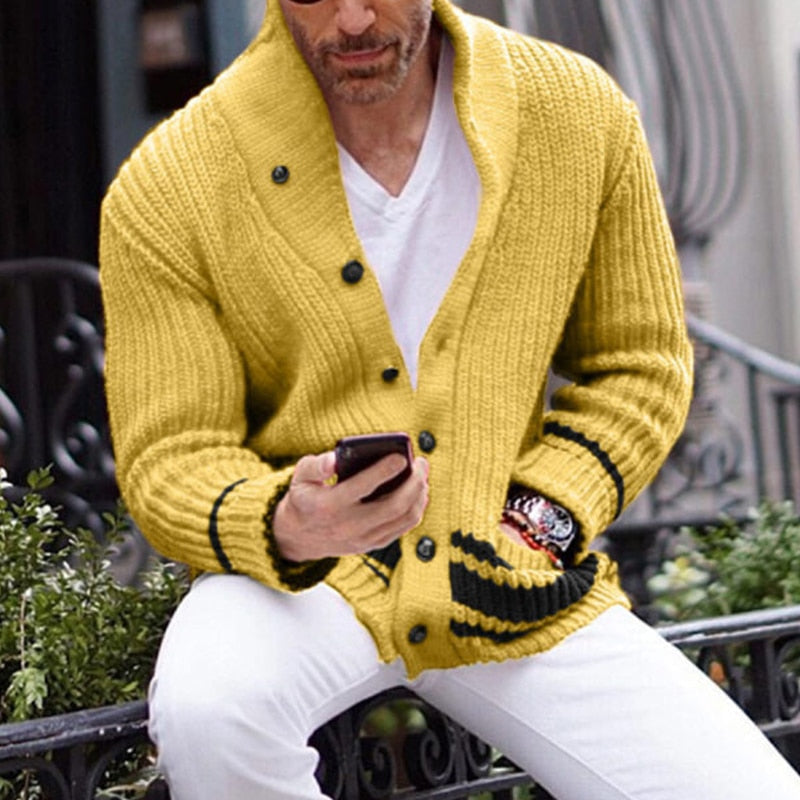 Solid Winter Fashion Sweater Coat