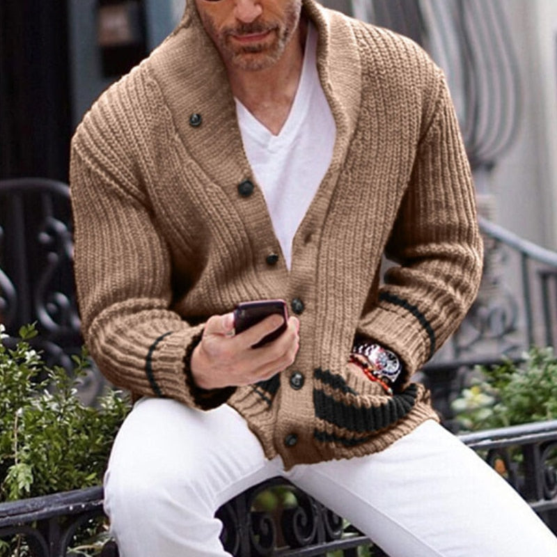 Solid Winter Fashion Sweater Coat