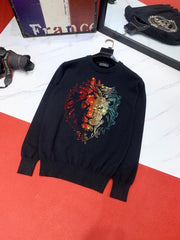 Hot Lion Rhinestone sweater