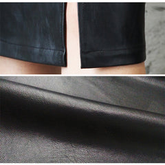 PU Leather Skirt