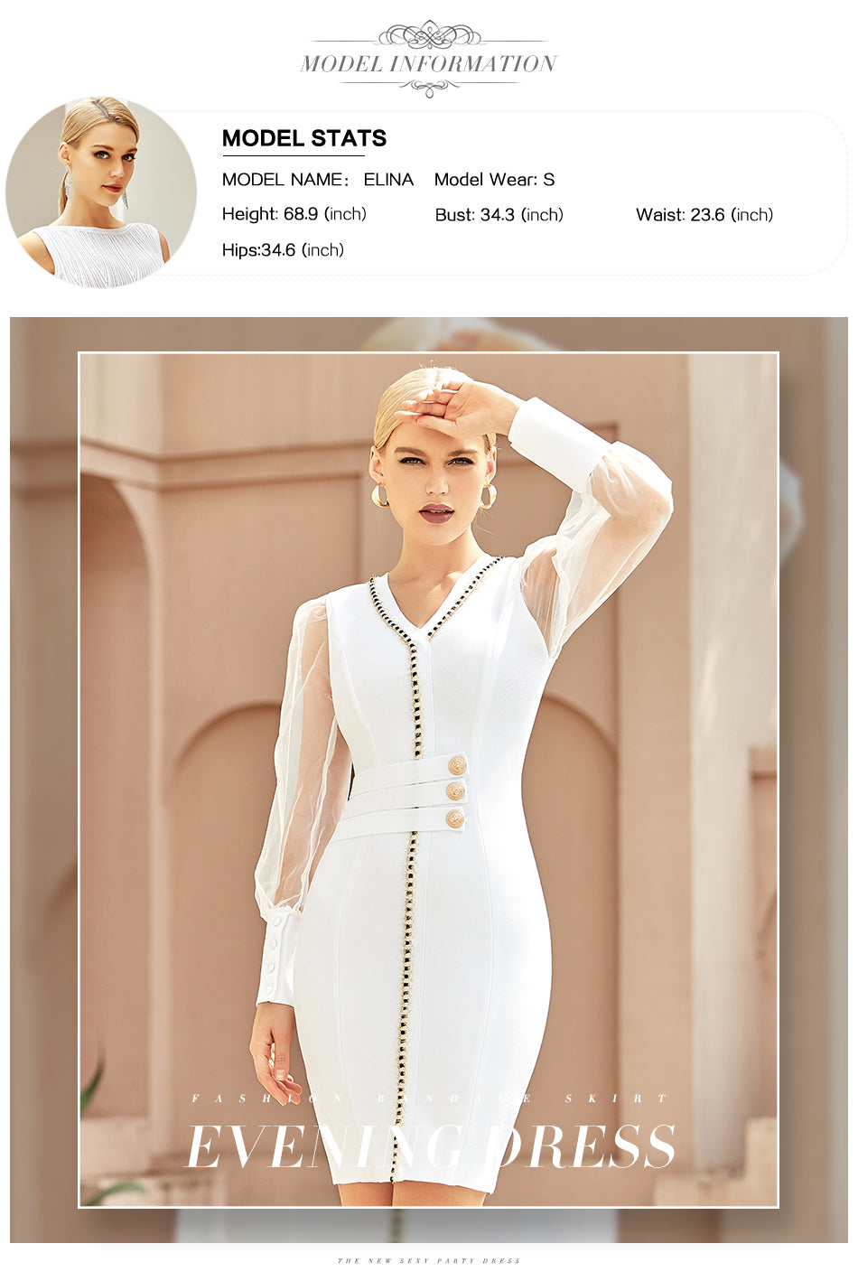Lace Bodycon Bandage Dress