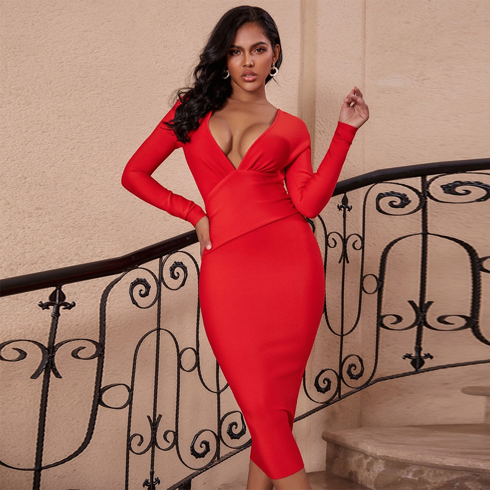 Red Bandage Dress