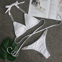(XL) Shiny diamond bikini