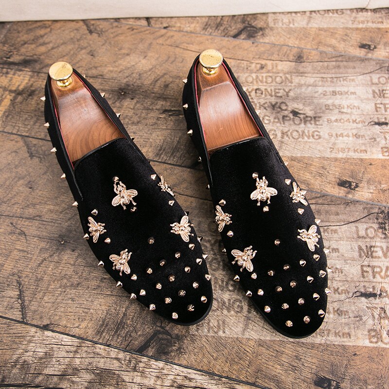 Velvet luxury men Shoes