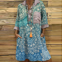 Collar Pocket Dress