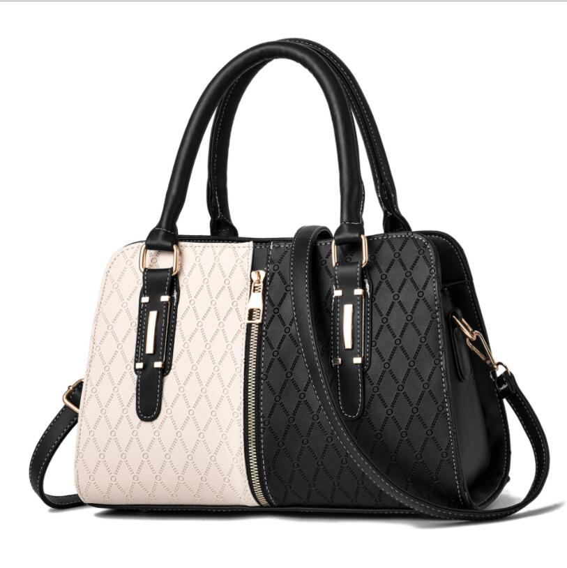 Double Color Handbags