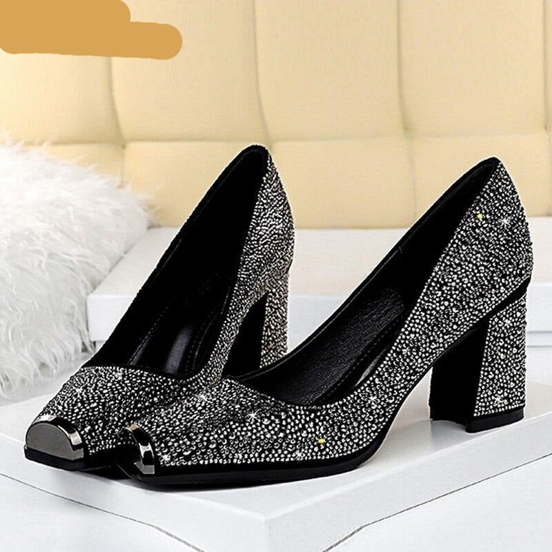 Elegant Crystal Shoes