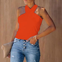 Sexy Tank Top Knotted Design