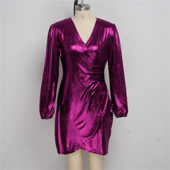 Glitter Metallic Dress