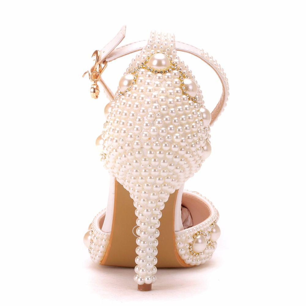 Ivory White Pearl Shoes