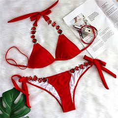 (XL) Shiny diamond bikini