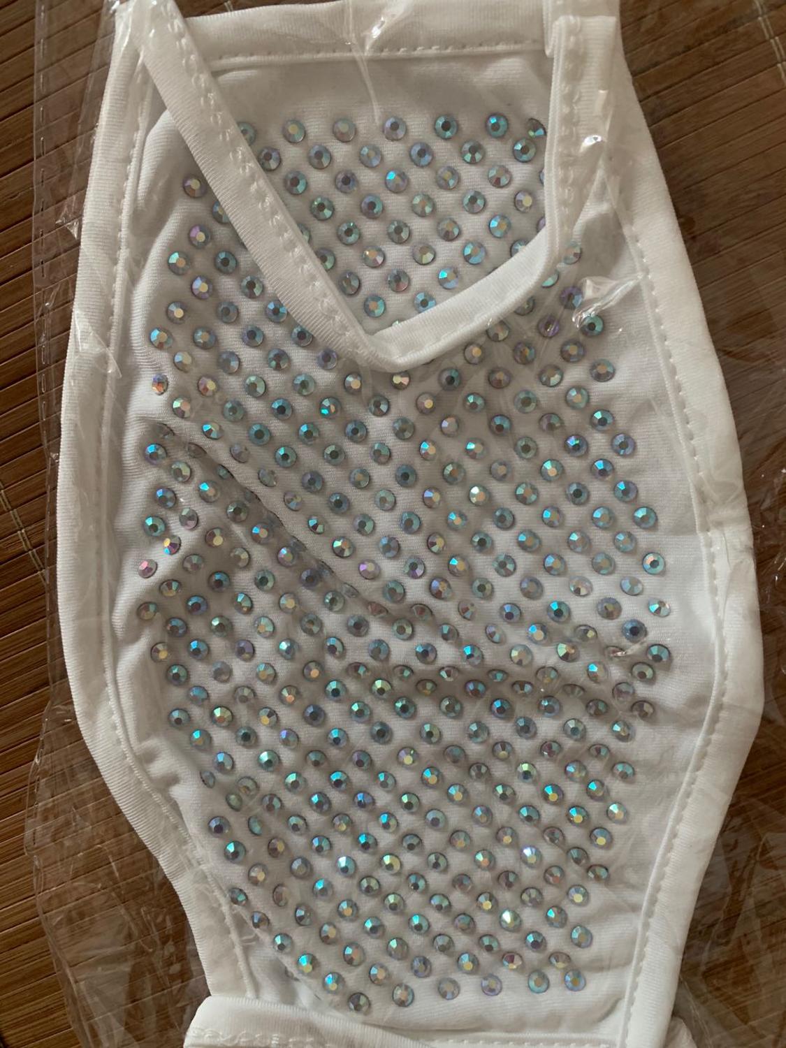 Luxury Color Rhinestone Mask