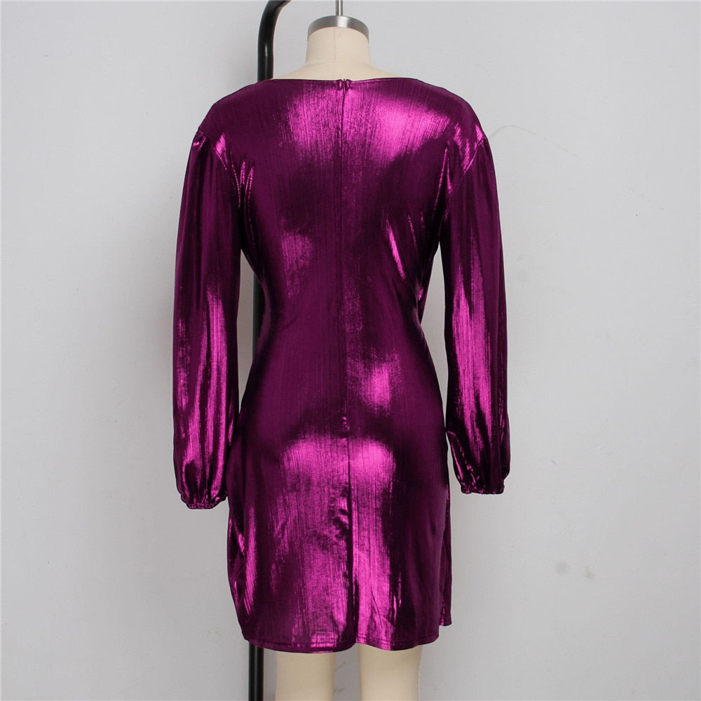Glitter Metallic Dress