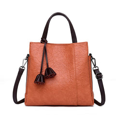 Leather Flower Handbags