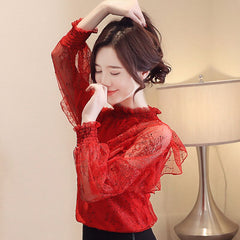 Beading Mesh & pearls Blouse