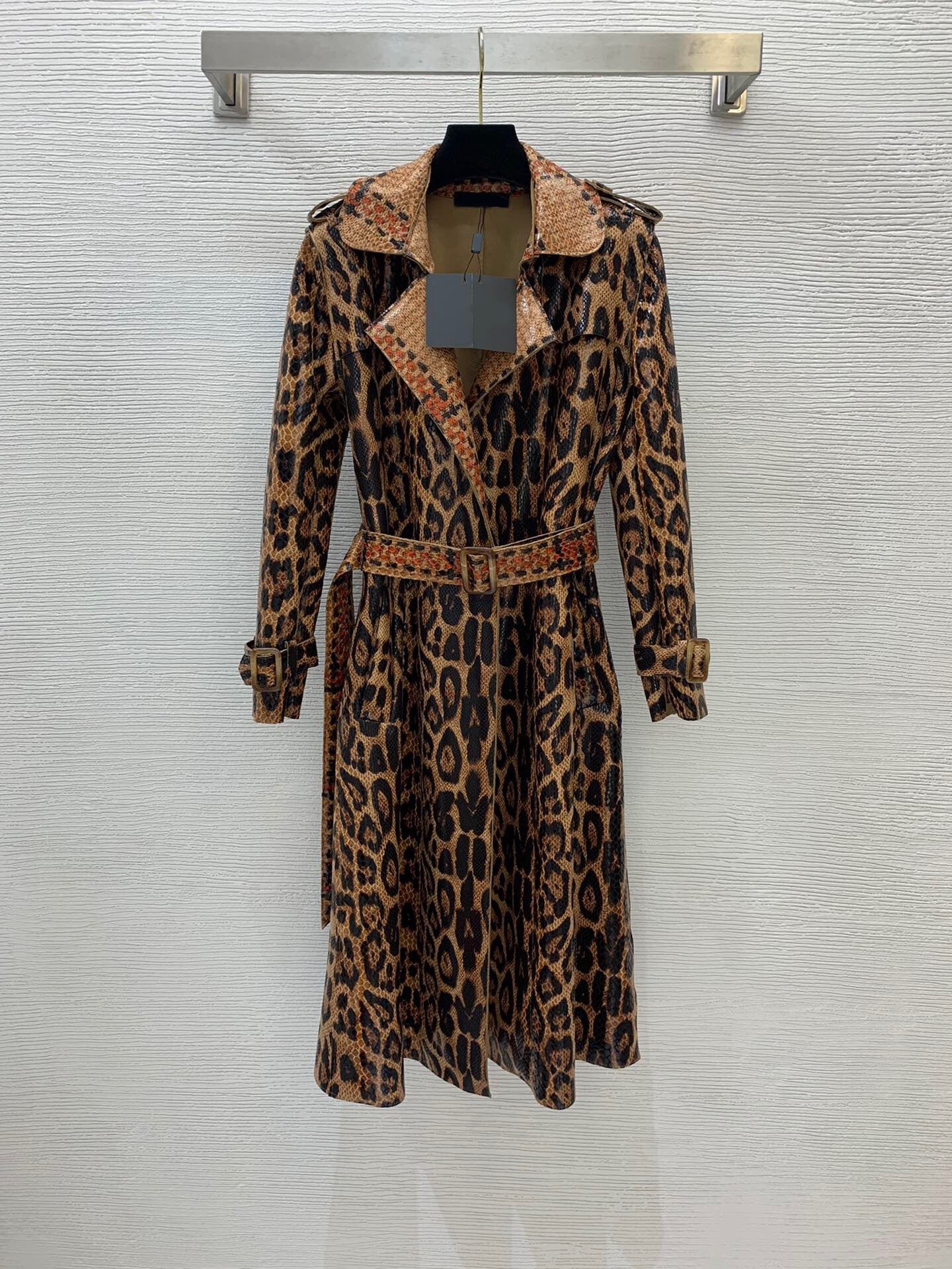 Leopard Casual Autumn Coat