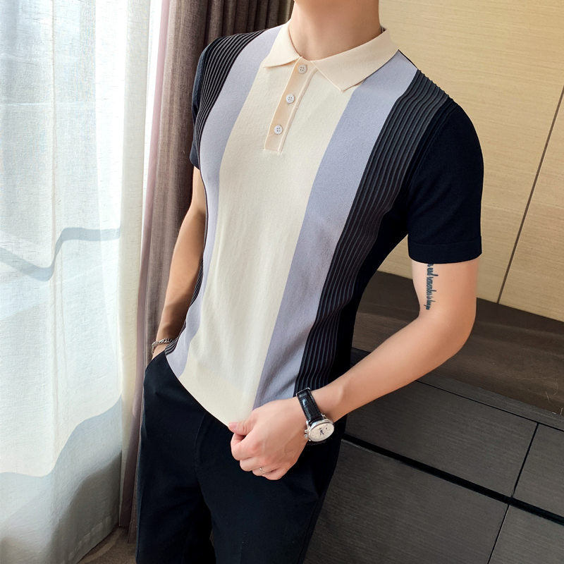 Gradual Color Polo Shirt