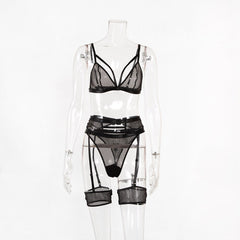 Transparent Bra Underwear Set