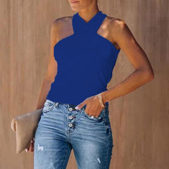 Sexy Tank Top Knotted Design