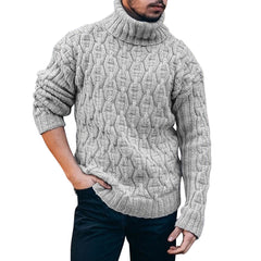 Solid Turtleneck Sweater