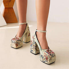 Super Thick High Heels Shoes