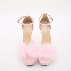 Faux fur Fashion Shoes