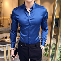 Casual Slim Fit Dress Shirt