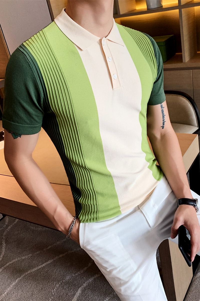 Gradual Color Polo Shirt