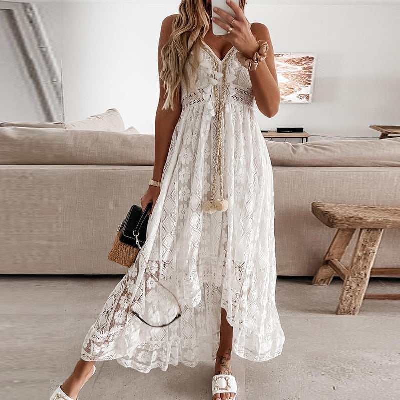 Elegant Chic Tassel Dress