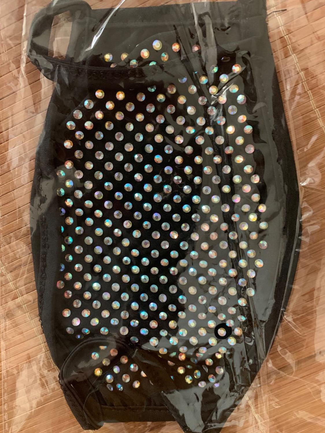 Luxury Color Rhinestone Mask