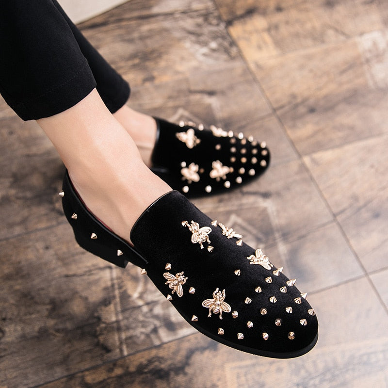 Velvet luxury men Shoes