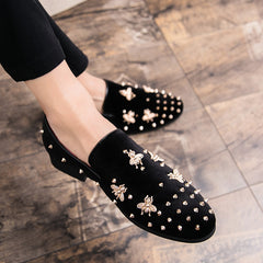 Velvet luxury men Shoes