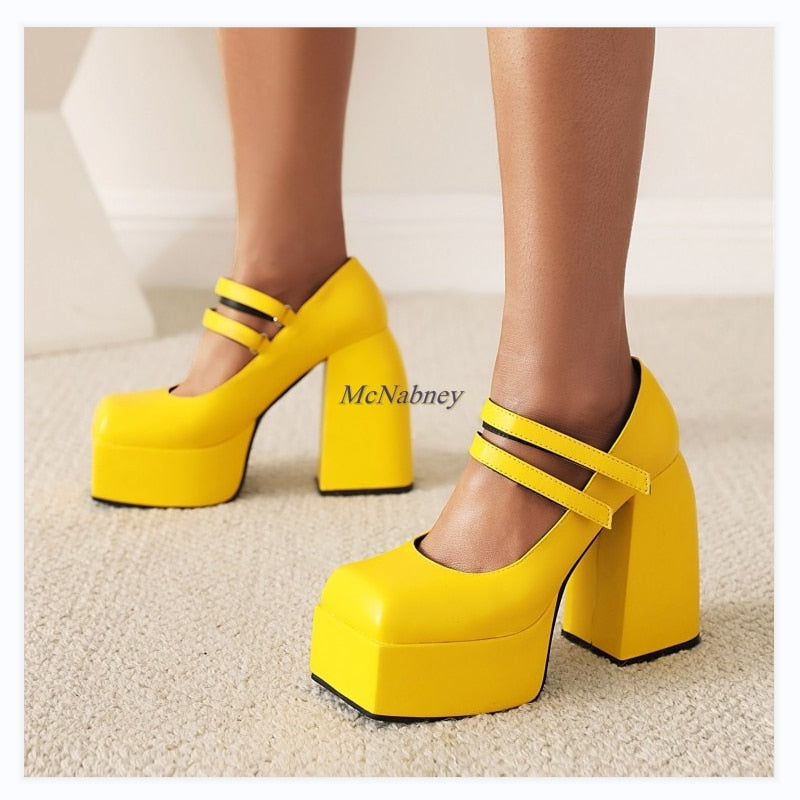 Vegan Leather Punk Shoes