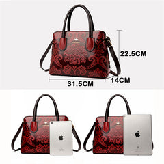 Flower Pattern Luxury Designer Handbag