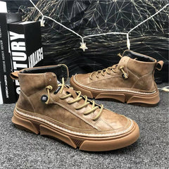 Warm Men Leather Boots