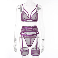 Transparent Bra Underwear Set