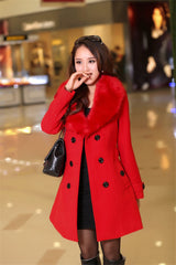 Winter Wool Blend Female Coat