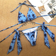 (XL) Shiny diamond bikini