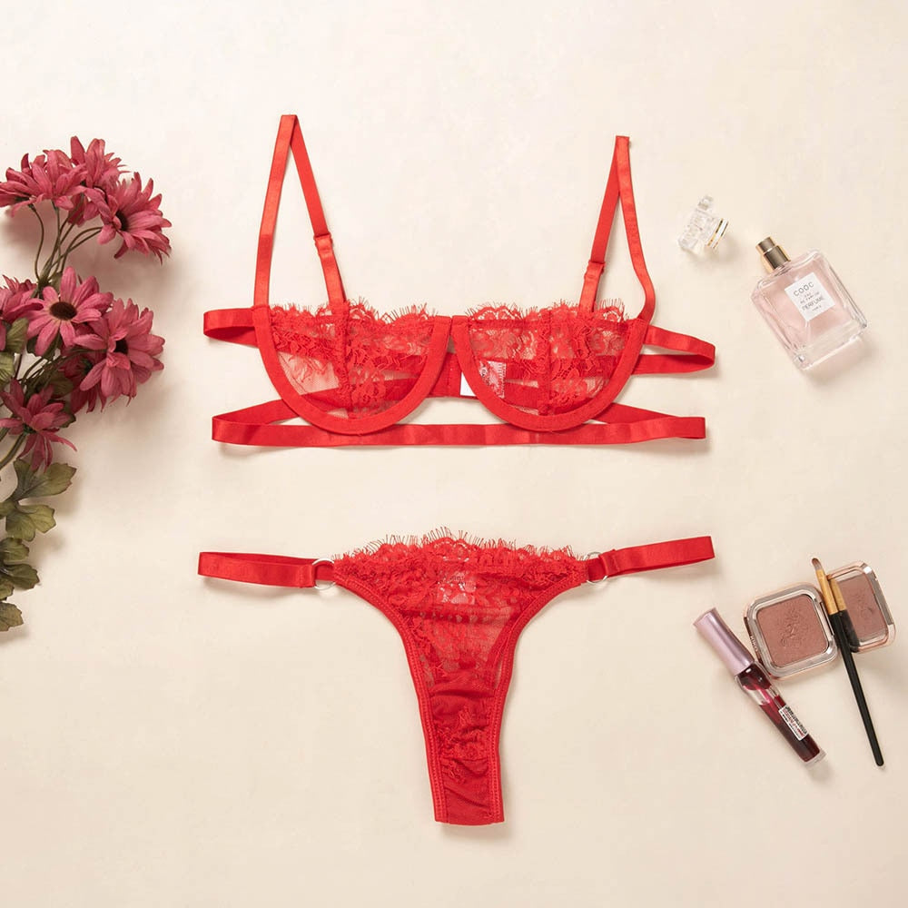 See Through Lingerie Set