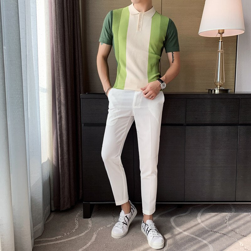 Gradual Color Polo Shirt